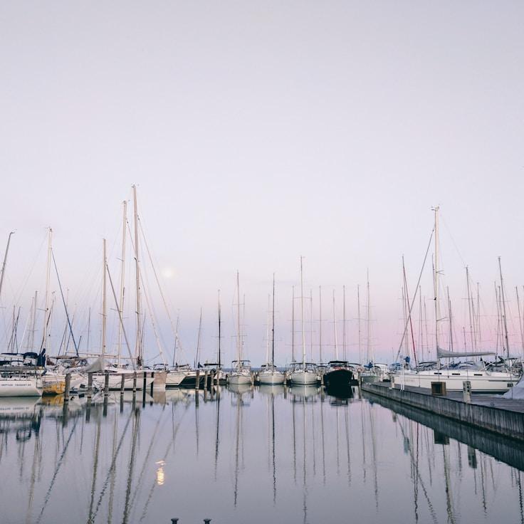 Yachting life captured moment